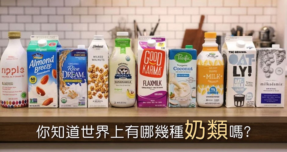 食物小知識:  你知道世界上有哪幾種 “奶類”嗎?
